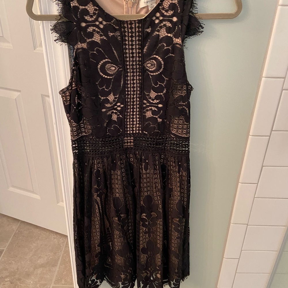 Black lace Francesca dress